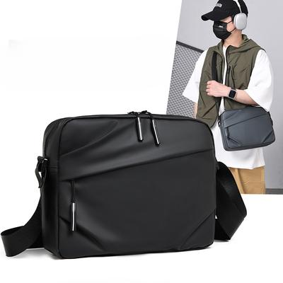 Men's Crossbody Bag Chest Bag Large-capacity Commuting and Casual Single-shoulder Small Square Bag