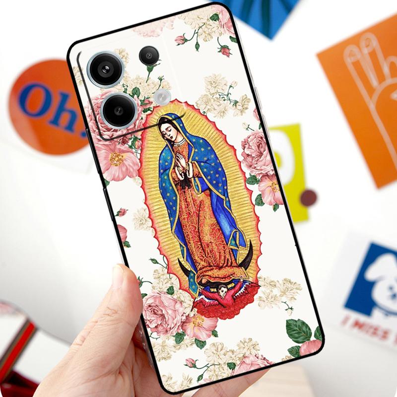 Virgen De Guadalupe Virgin Mary Funda For Xiaomi Redmi Note 14 Pro 10 11 12 13 Pro 11S 12S Case For Redmi 15 14C 12C 10C 13C