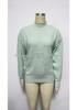 Women's Solid Color Loose Knit Sweater - Half-High Neck, Long Sleeve, Autumn/Winter Fashion.