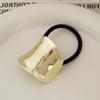 Minimalist Metal Hair Ring - New Korean Style High-End Ponytail Tie Rubber Band.