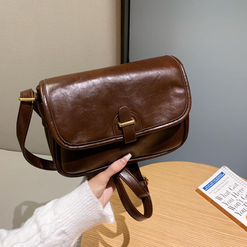 IELGY Ladies Messenger Bag Simple Commuter Shoulder Retro Bag