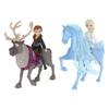 Mattel Disney Frozen Character Set Dolls House Play Set Includes 3 Mini Dolls and 1 Olaf Ages HLX05 Dress-Up & (Mini Dolls) - Dress-Up & - - 3+ -