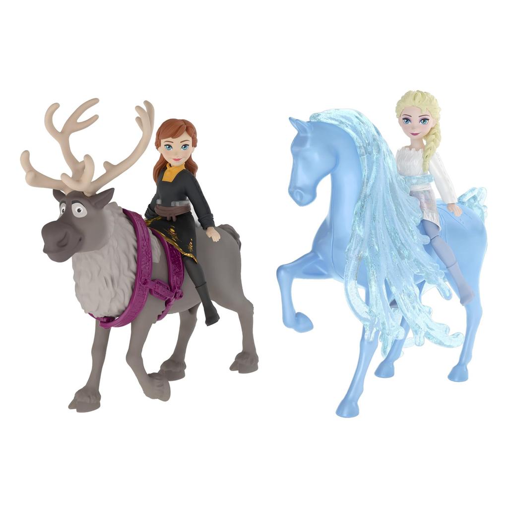 Mattel Disney Frozen Character Set Dolls House Play Set Includes 3 Mini Dolls and 1 Olaf Ages HLX05 Dress-Up & (Mini Dolls) - Dress-Up & - - 3+ -
