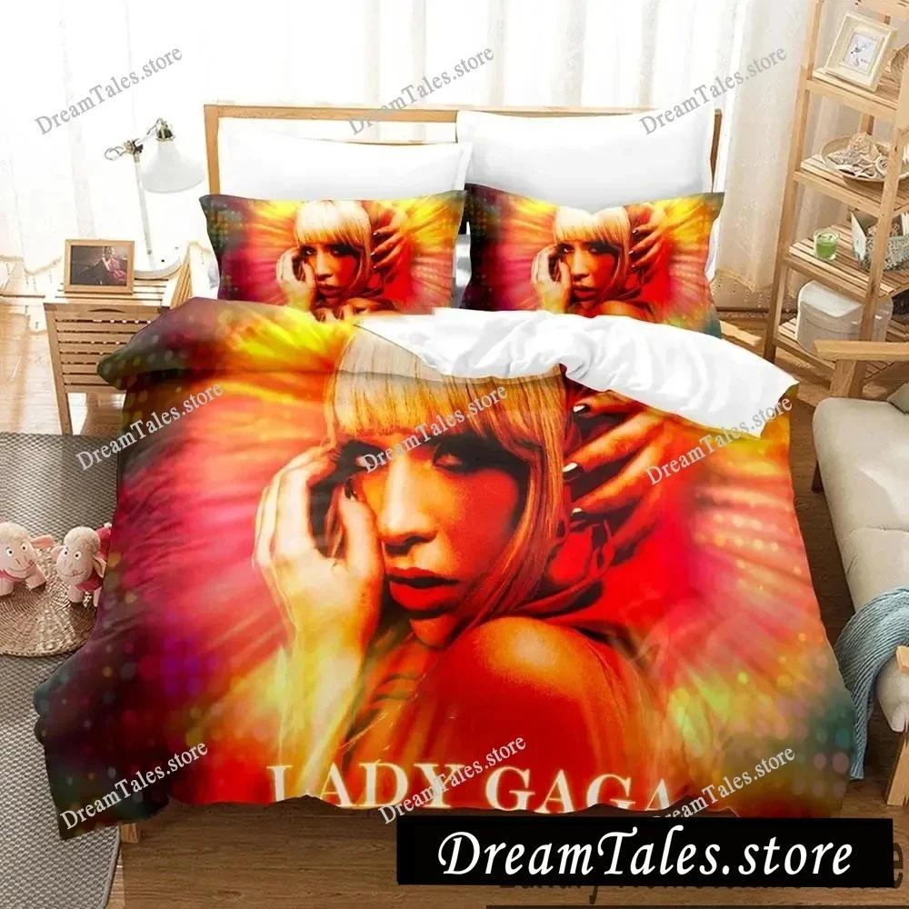 Singer Lady Gaga Sheets Quilt Covers Bedding Dormitory Sheets Bedding Set Soft Warm Bedding Set Luxury Gift Home Textileextile