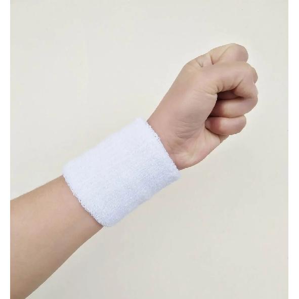 

1PC Sport Wristband Fitness Gym Wrist Sweatband Tennis Volleyball Wrist Brace Sport Safety Wrist Support Sweat Band Protector Elastic 80x50 mm белый