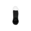 (WMNS) Alexander McQueen High-Top Deck Skate Plimsoll Shoes 'Black White' Women's 697123W4MV71070