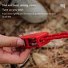 4pcs Reflective Camping Rope Heavy Duty Tent Guy Rope with Pulley Outdoor Tent Guide Cord with Adjuster Easy To Use