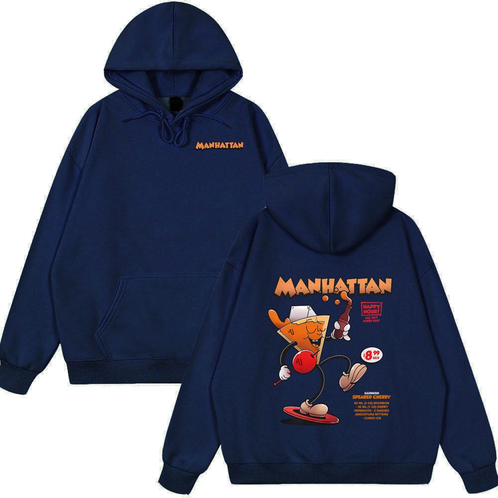 Hot Sale Hoody Island Tea Cocktail Lover Funny Meme Tops Women Casual Oversized Streetwear SMale High Quality Cotton Style Wears