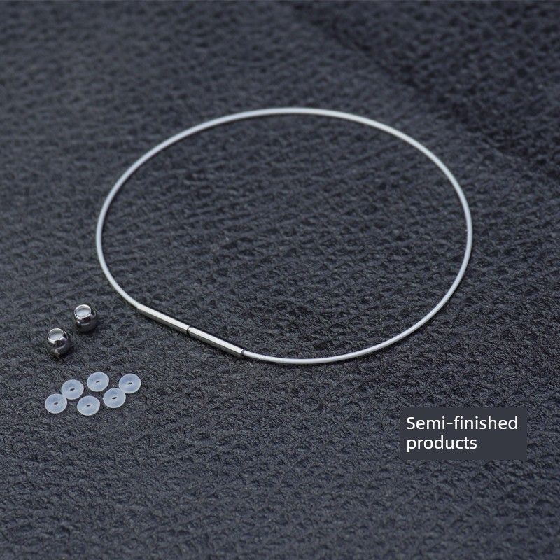 

Сделай сам Кристальные бусины для ожерелья с маленьким отверстием, не деформирующиеся, для нанизывания 15cm Pearl white semi-finished products