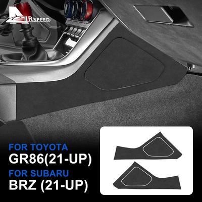 Suede Sticker For Subaru BRZ Toyota GR86    2024 2025 Central Control Side Protect Pad Interior Accessories RHD LHD