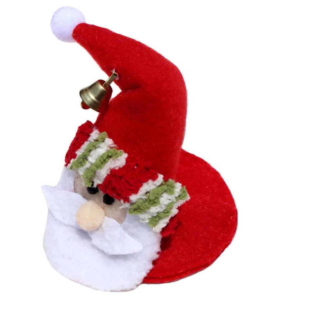 Wine Glass Cover Christmas Cup Cover Santa Claus Snowman Special Design Tags Decor Wine Bottle Cover For Christmas Party