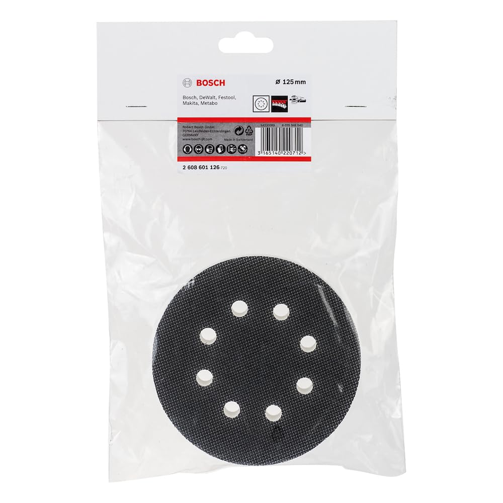 BOSCH Curved Surface 125mm Diameter Adapter, (Product Code 2608601126)