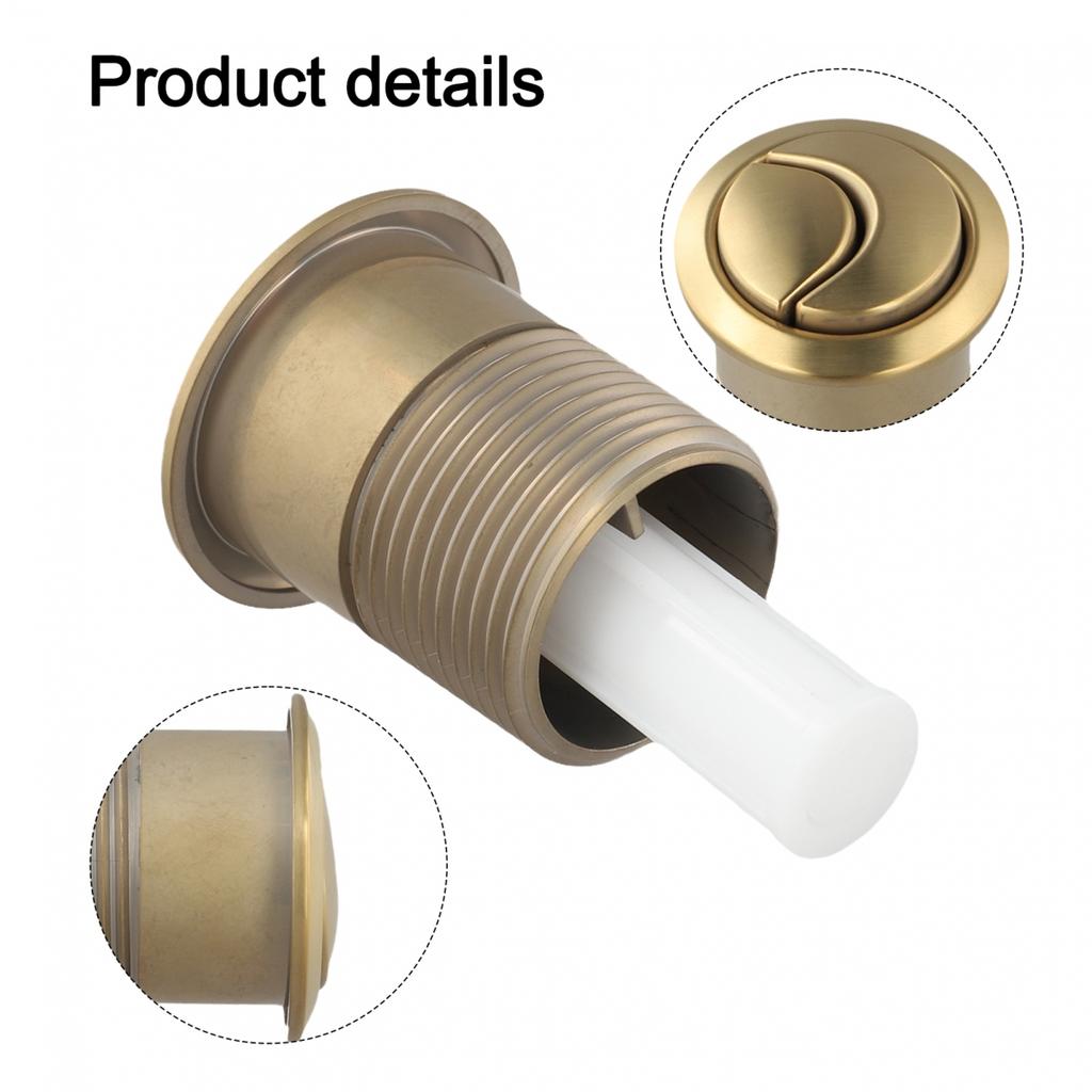 Pachet Complet de Instalare Buton Dublu de Tragere Toaletă Buton de Apăsare