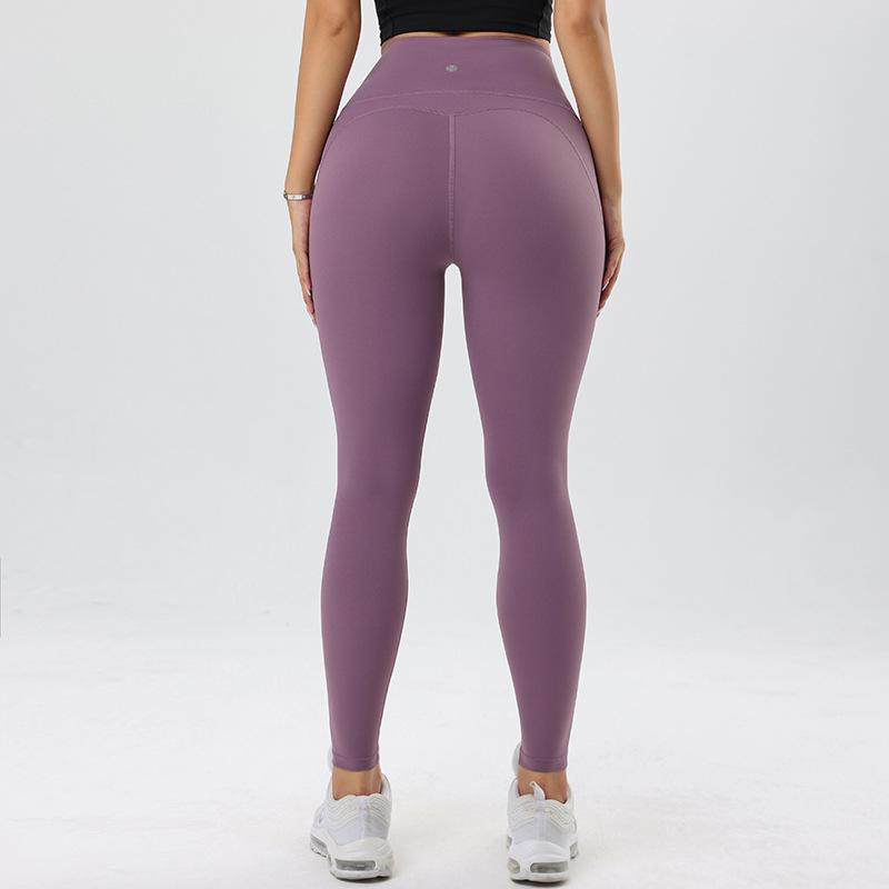 Sportovní kalhoty na jógu Fitness Bottom Kalhoty s vysokým pasem Fitness Kalhoty na zpevnění bříška Hip liftingové kalhoty na jógu pro ženy