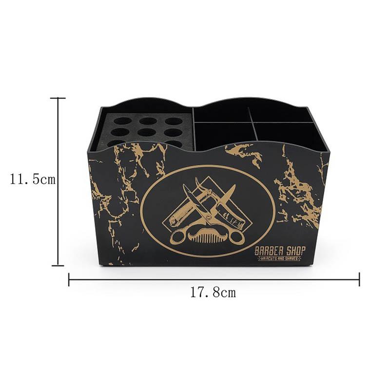 Barbershop Hairdressing Supplies Barber Storage Box Combs Scissors Holder Organizer Hairdresser Barber Rack Salon Accessories