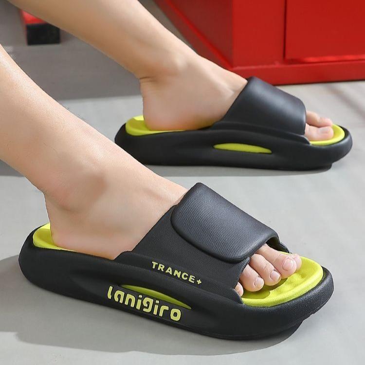 Women's Summer Anti Odor Soft Bottom Slippers for Showering In The Bathroom, Non Slip for Home Use, Couple's Cool Slippers for Men