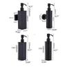 Schwarze Flüssigseifenspender Handpresse Metallpumpe Spender Wand Badezimmerzubehör Küche Edelstahl Lotionflasche