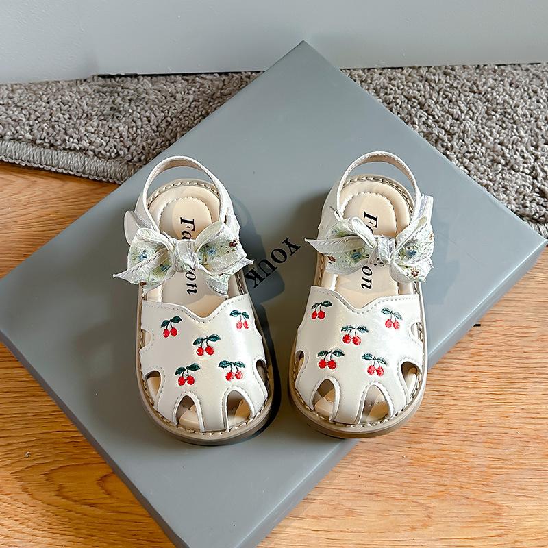 

Trendy Sandal New Summer Cute Princess Shoes Exquisite Versatile Concise Casual Girl Shoe Fashion Light Flat Beach Shoes Zapatos 22insole13.7cm бежевый