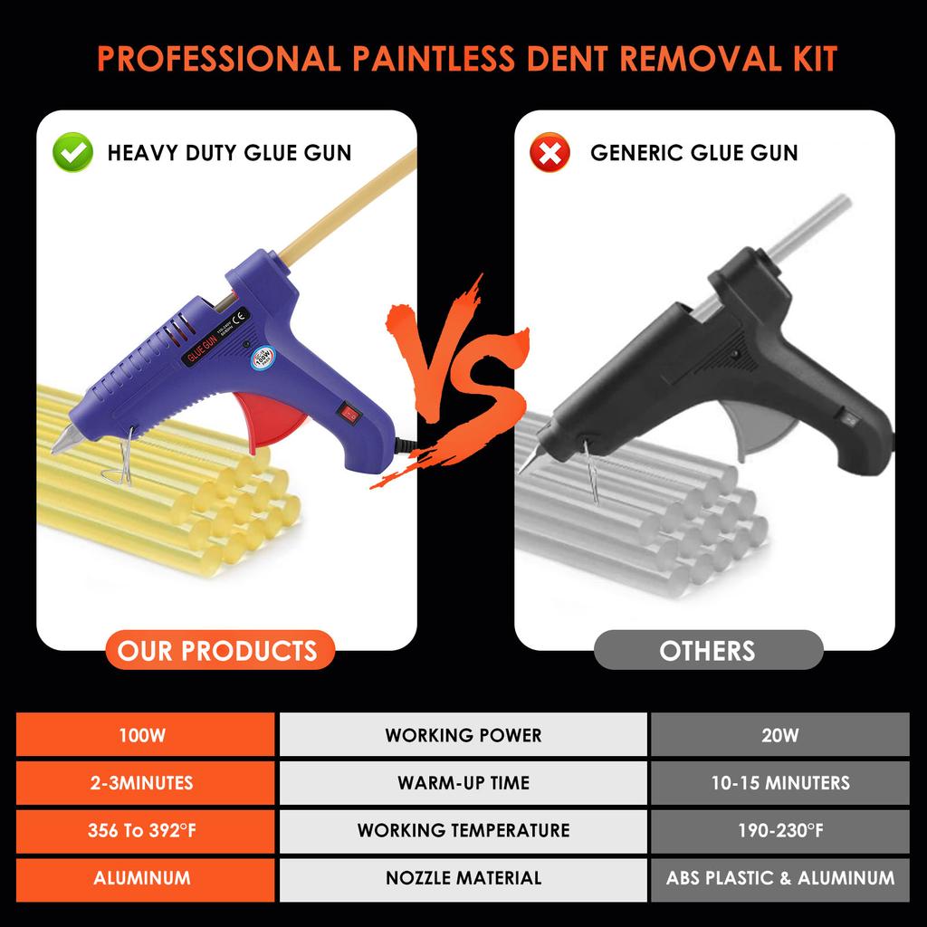 New Car Body Paintless Dent Repair Kits EU Plug Glue Gun Car Dent Puller With Bridge Dent Puller Kit For Auto Body Motorcycle