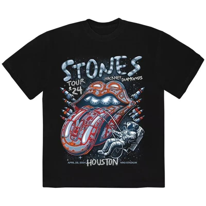 The Rolling Stones Houston T-Shirt, Grafik-T-Shirt, Größe S bis 4XL Unisex-T-Shirt