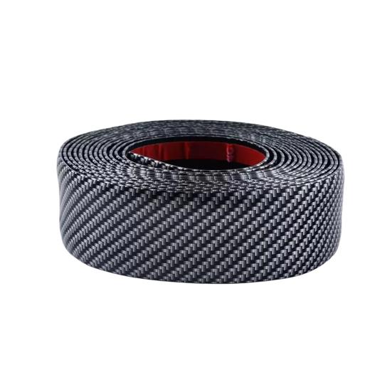 Carbon Fiber Car Door Protector Stickers Scratch-resistant Film Auto Trunk Sill Scuff Guard Tape for Enhanced Sealing Noise Reduction