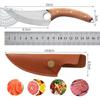 Stainless Steel Boning Knife Hand Forged Butcher Knife Camping Barbecue Cutting Fruit Outdoor Portable Kitchen Knife