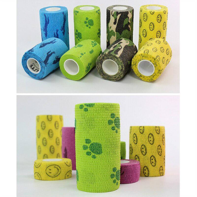 4.6M Sport Tape Waterproof Self Adhesive Elastic Bandage Muscle Tape Finger Joints Wrap Bandage Nonwoven Cohesive Bandage