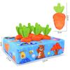 Baby Early Education Pull Radish Children'S Toys Baby Plush Simulation Farm Vegetable Field Carrot Doll