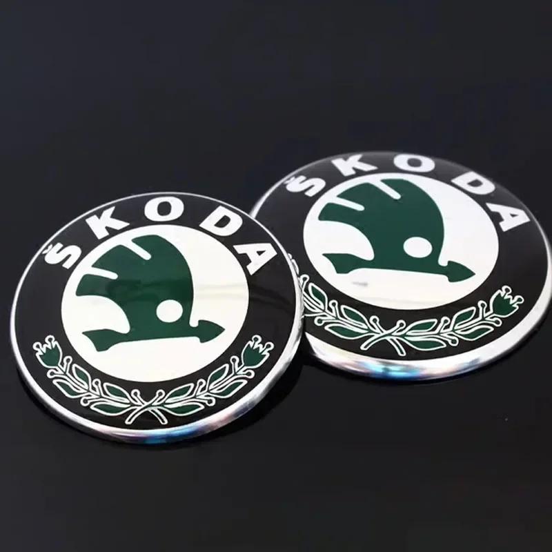 Nouveaux Emblèmes Avant et Arrière 2025 pour SKODA Octavia Fabia Superb Rapid Scala Yeti Kodiaq Karoq Kamiq