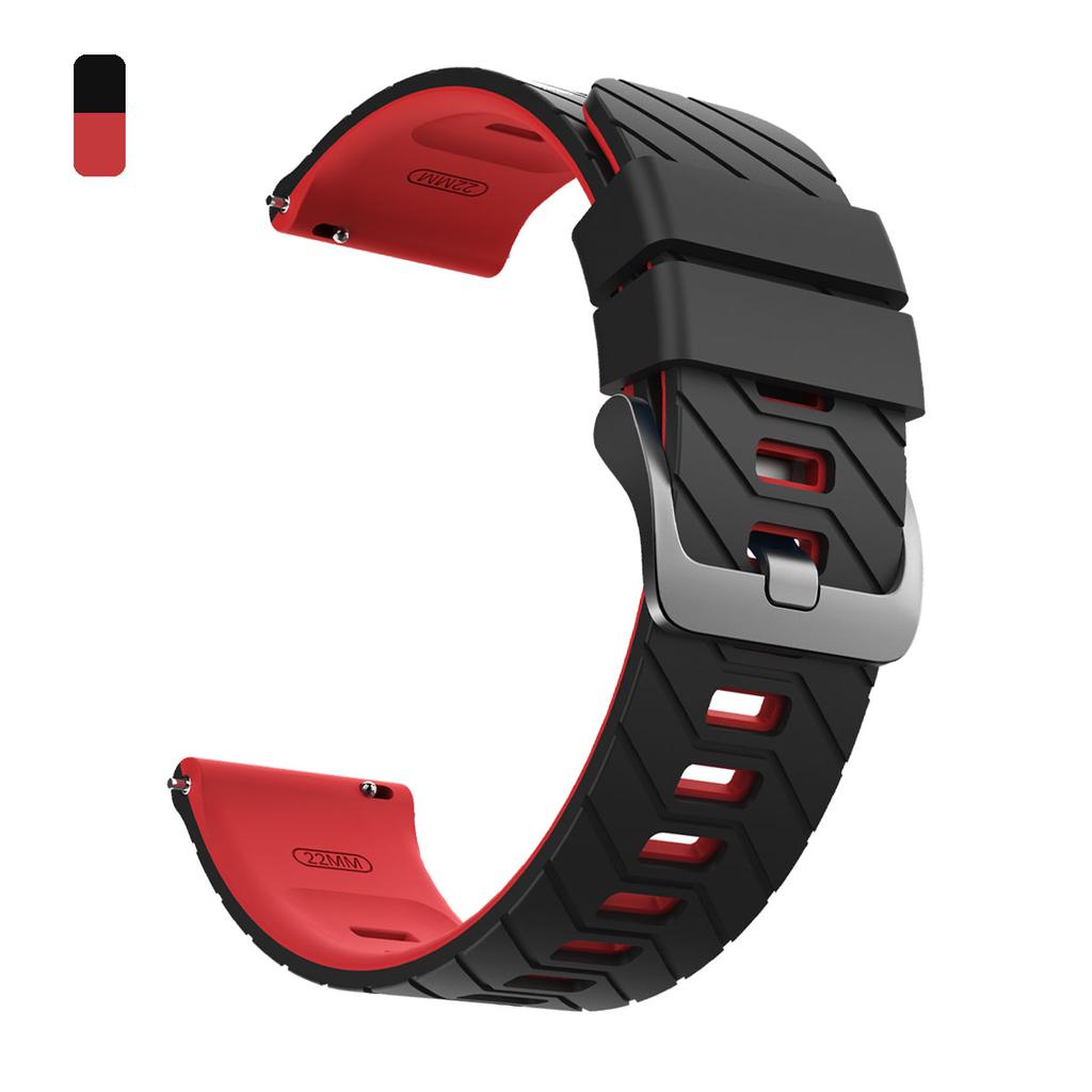 22mm Silicone Watch Band For COLMI C8 Max/M42/V75 GPS Adjustable Strap For COLMI C81/P71/P68/V70 Sports Correa Replace Bracelet