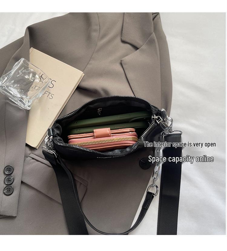New Women's Textured Letter Fashion Small Crossbody & Shoulder Bag