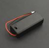 2-AA Battery Holder with Lid & Switch