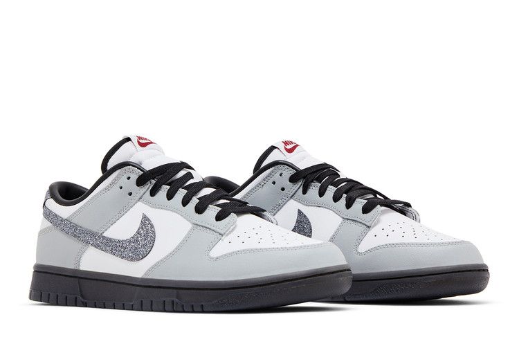 Nike Dunk Low LX Glitter Swoosh White Light Smoke Grey (Women's)