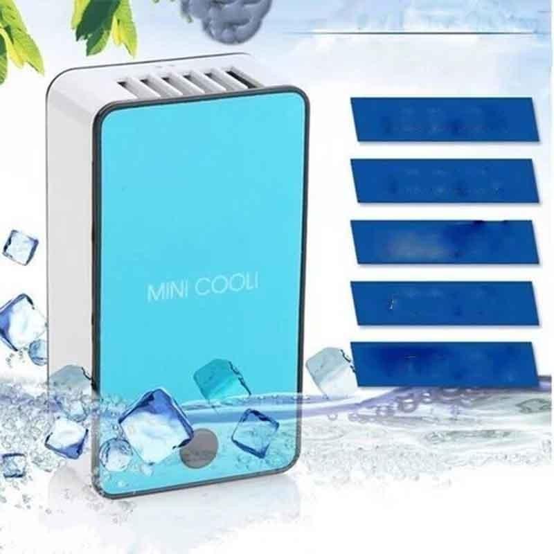 New Mini Portable Handheld Table Air Conditioner Cooler With Timeless Design Usb Rechargeable