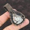 Pinolith Jasper Pendant Copper Wire Wrapped Gemstone Pendant Handmade Designer Pendant Rainbow Moonstone Jewelry Gift For Her Copper Jewelry