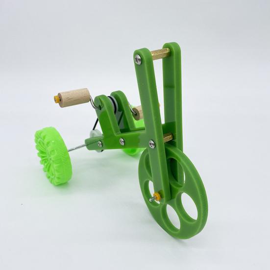 Parrot Training Bicycle, Funny Parrot Bike Training Toy, Creative Green Parrot Training Bike for Birds Intelligent Development