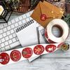 3.8cm Christmas Sticker Roll - Gift Box Sealing Labels for Holiday Decoration