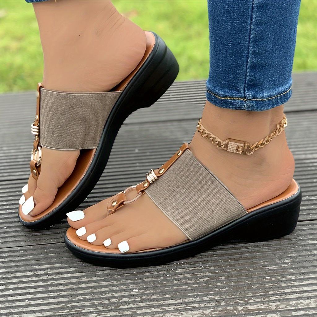 Women's Solid Color Stylish Sandals