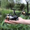 SOUAGYILANG Travel Fishing Reel 12 BB Light Weight Ultra Smooth Powerful Spinning Reels for Freshwater Saltwater Trolling Reel