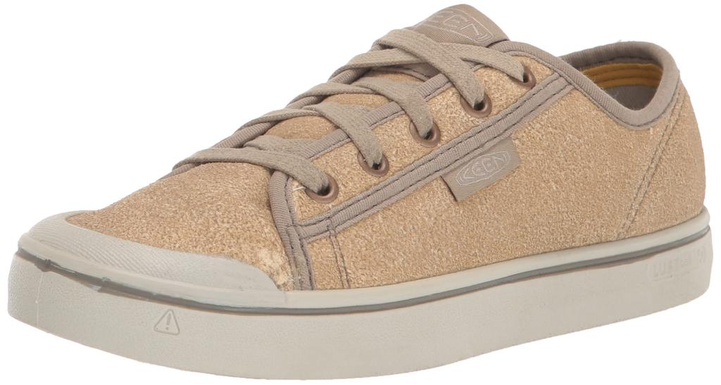 ELSA HARVEST SNEAKER LEA Elsa Harvest Sneakers Leather 1026813 BIRCH Cm [Keen] Women's BEIGE/SILVER 23.0