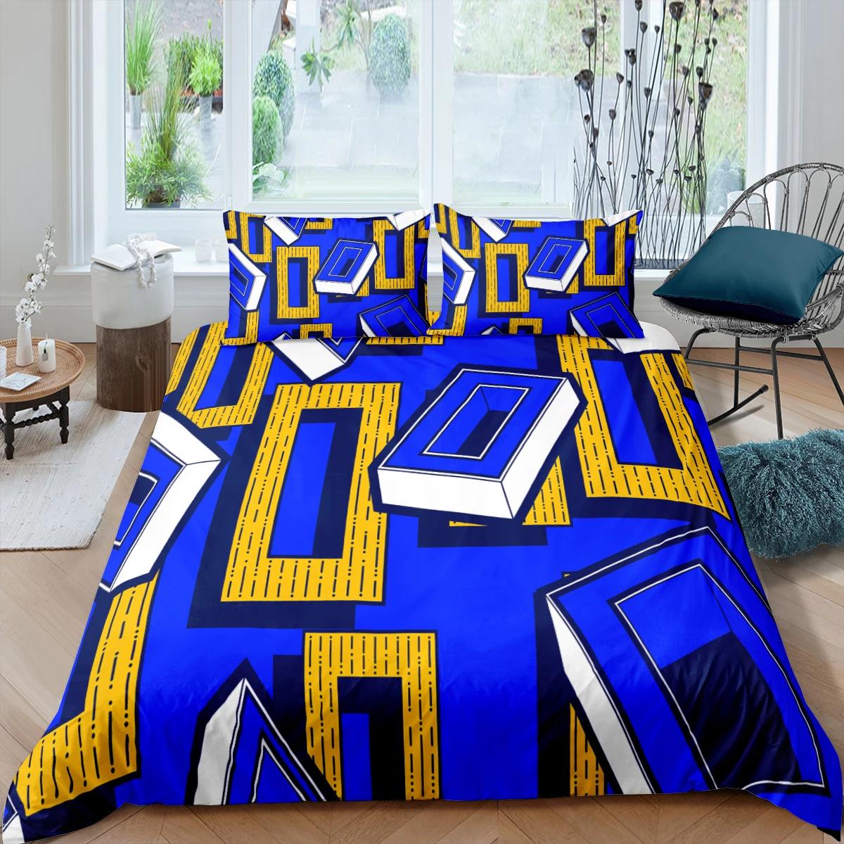 

Экзотический геометрический пододеяльник, комплект постельного белья, роскошный комплект постельного белья с рисунком мандалы, красочное абстрактное искусство, полиэстер, пододеяльник, королевское одеяло EU single(135x200cm)