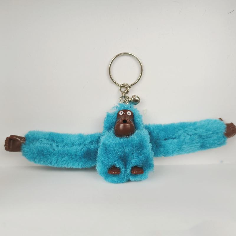 Cute Long-Tailed Monkey Key Chain Cartoon Cute Monkey Keychain Plush Toy Doll Bag Accessories Gift For Children