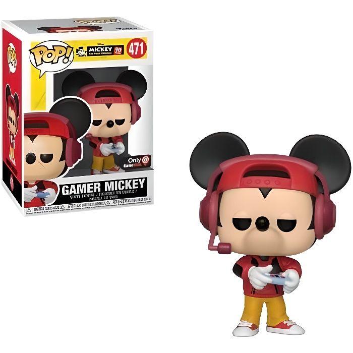 Funko Pop! Disney : Mickey 90° Anniversario - Mickey Gamer - Vinile - Nero