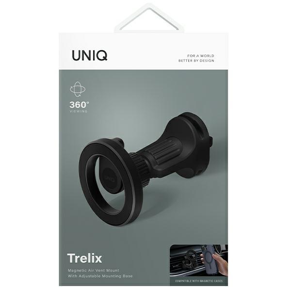 Uniq Magnetyczny Uchwyt Sam Trelixcar Air Vent Mount Czarny/Midnight Black