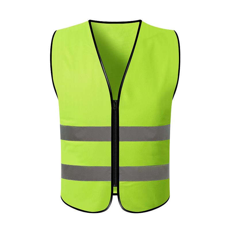 Reflective Multi-Pocket Safety Vest for Construction, Cycling, and Sanitation Workers