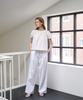 DEHEVE Volume Shirring Blouse [Ivory]