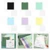Binder Notebook Refillable 10 Hole Pre-Punched Binder Journal Notebook 120 Pages Gridded for Noting Planning Journaling