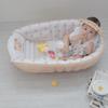 Cartoon Bear Inflatable Baby Bath Tub: Portable Infant Bathtub for Bathing and Playtime