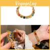 Light Luxury Gold Plated Geometric Bracelet For Women Gift Valentines Day