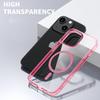 Compatible with MagSafe Phone Case for iPhone 14,Transparent PC+TPU Magnetic Phone Cover